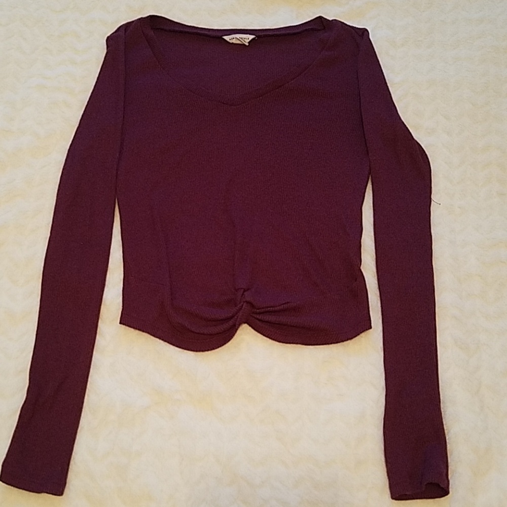 Aeropostle Long Sleeve Ribbed Top